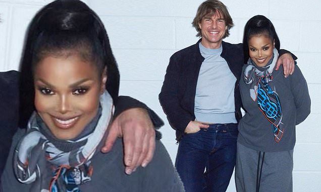 Janet Jackson posts a friendly picture with Tom Cruise after he comes to see her Together Again tour