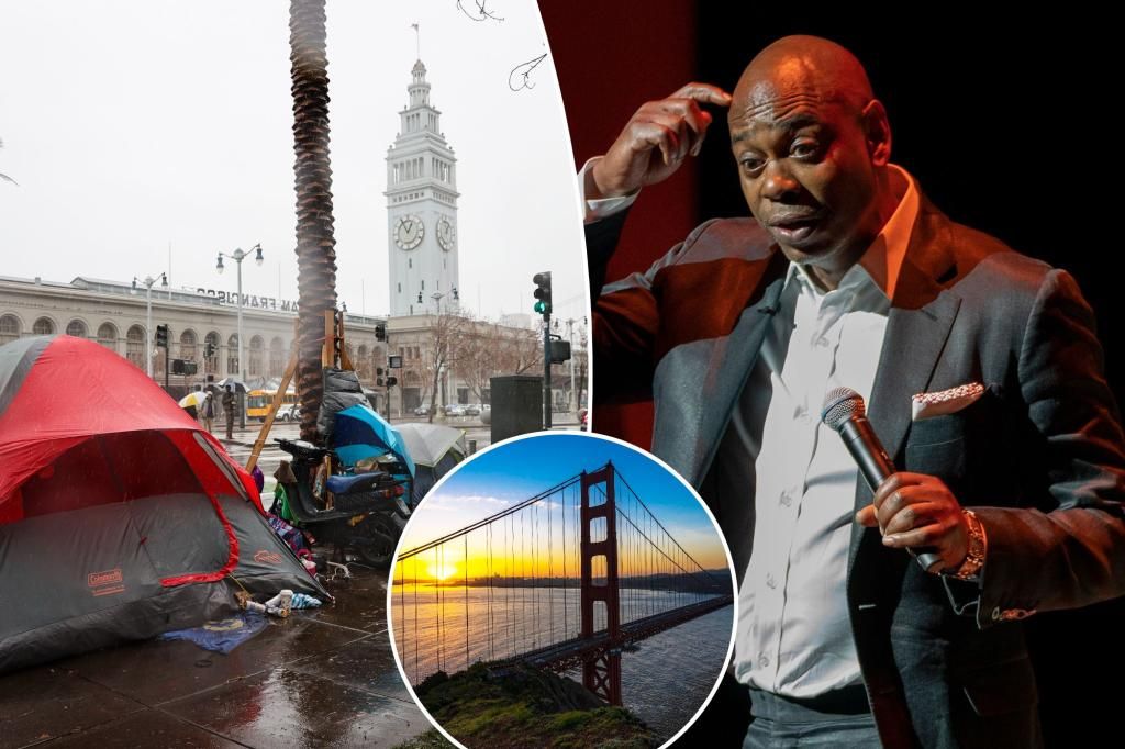 Dave Chappelle slams San Francisco during surprise comedy show: report