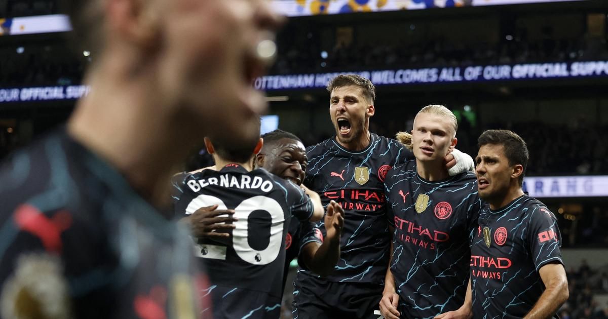 Premier League : City s’impose à Tottenham et touche du doigt le titre de champion