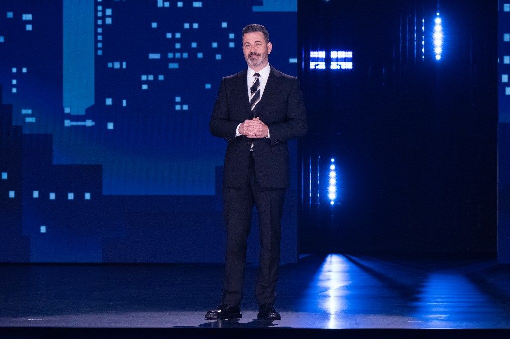 Jimmy Kimmel Targets Bob Iger, Golden Bachelorette At Disney Upfront