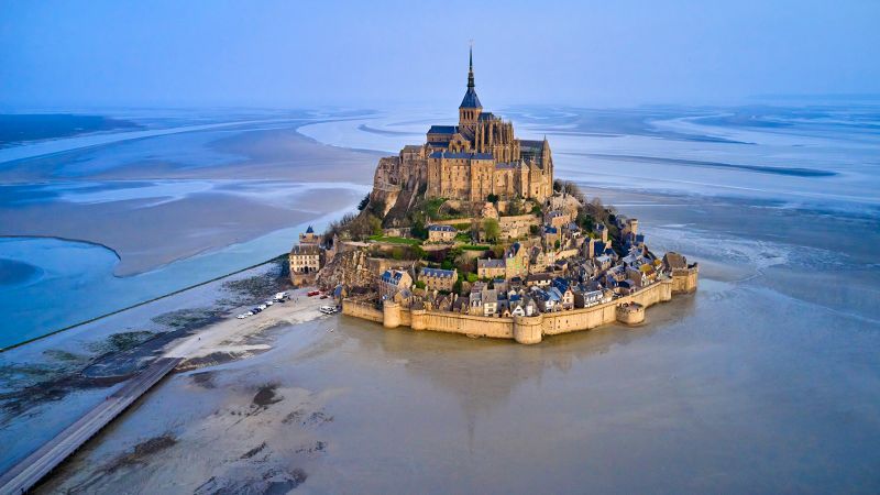 The 1,000-year-old citadel that rises out of the Atlantic Ocean