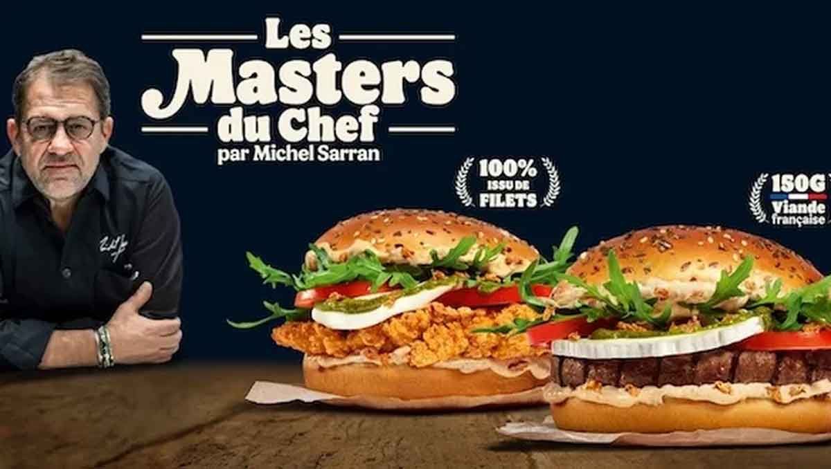 Publicités Burger King, les masters du Chef Michel Sarran