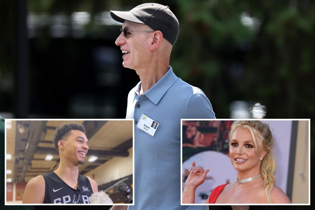 NBA commissioner Adam Silver believes Victor Wembanyama handled Britney Spears slap controversy 'incredibly well'