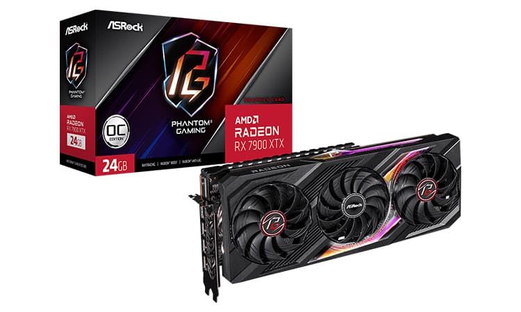 La RX 7900 XTX d'ASRock affichée à $799 aux É-U !