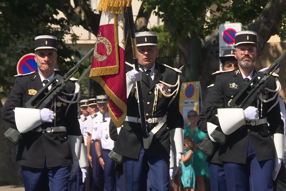 Le traditionnel défilé du 14 juillet à Ajaccio