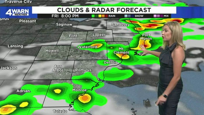 Some rain, storms Friday with more coming this weekend in Metro Detroit