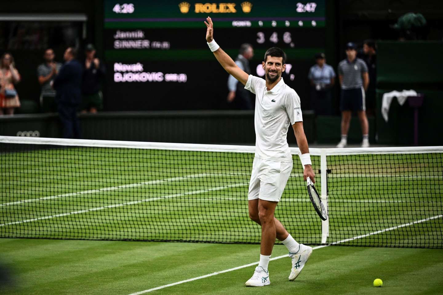 Wimbledon : Novak Djokovic écarte Jannik Sinner et disputera la finale pour la cinquième édition de suite