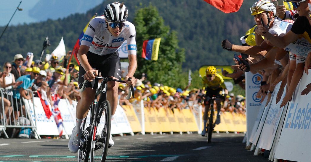 Pogacar Gains on Vingegaard at the Tour de France