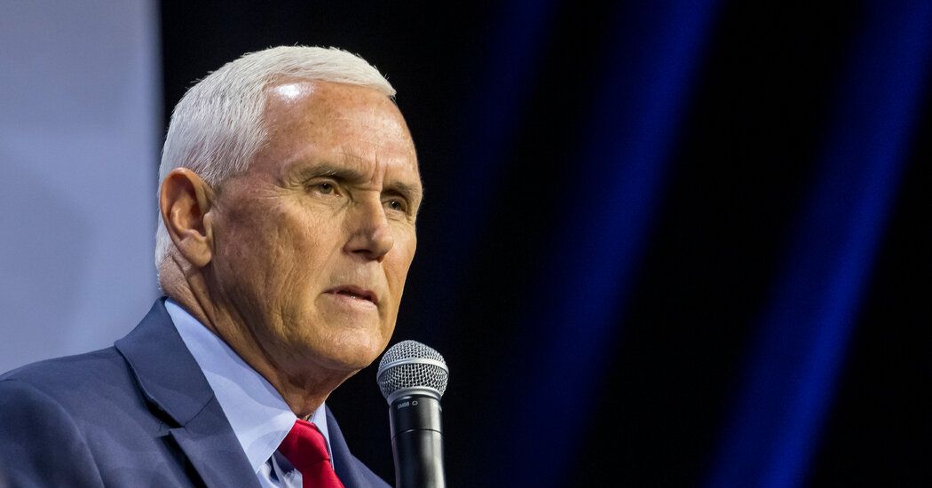 Pence Raises Just $1.2 Million, Aide Says, in Worrying Sign for 2024 Bid