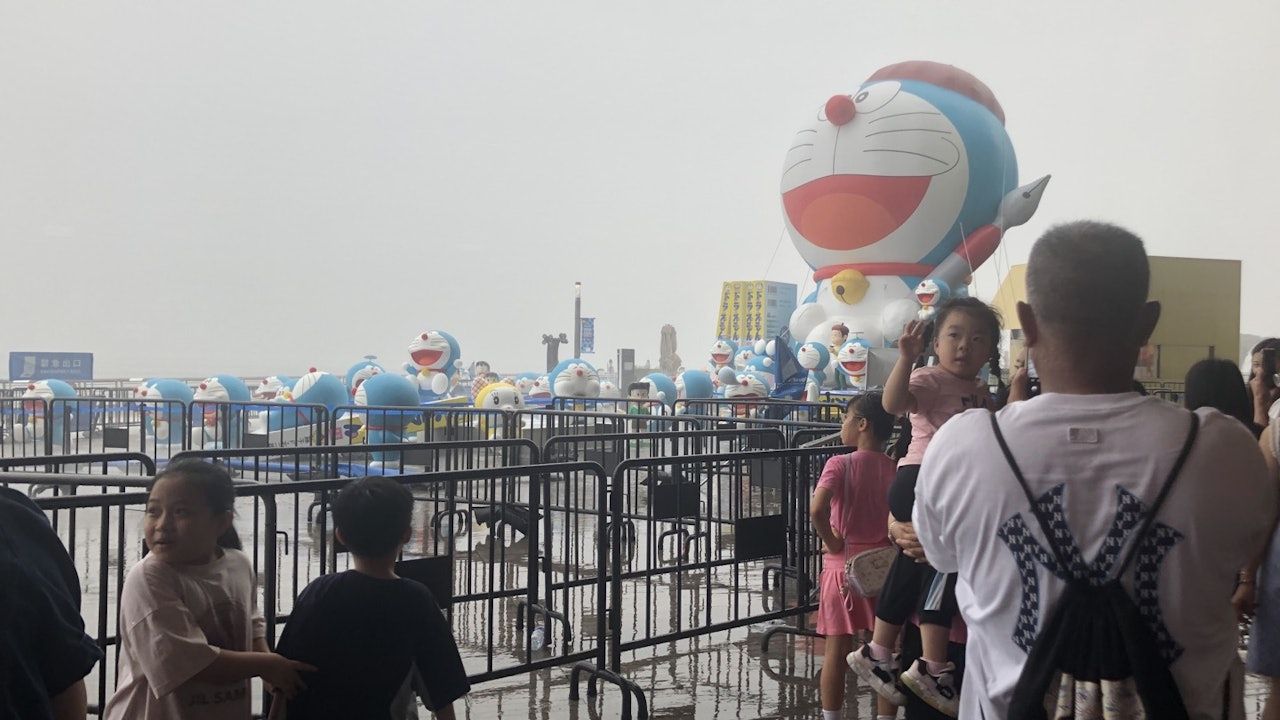 天文台晚上7時發黃色暴雨警告 多啦A夢展覽今晚全部場次取消