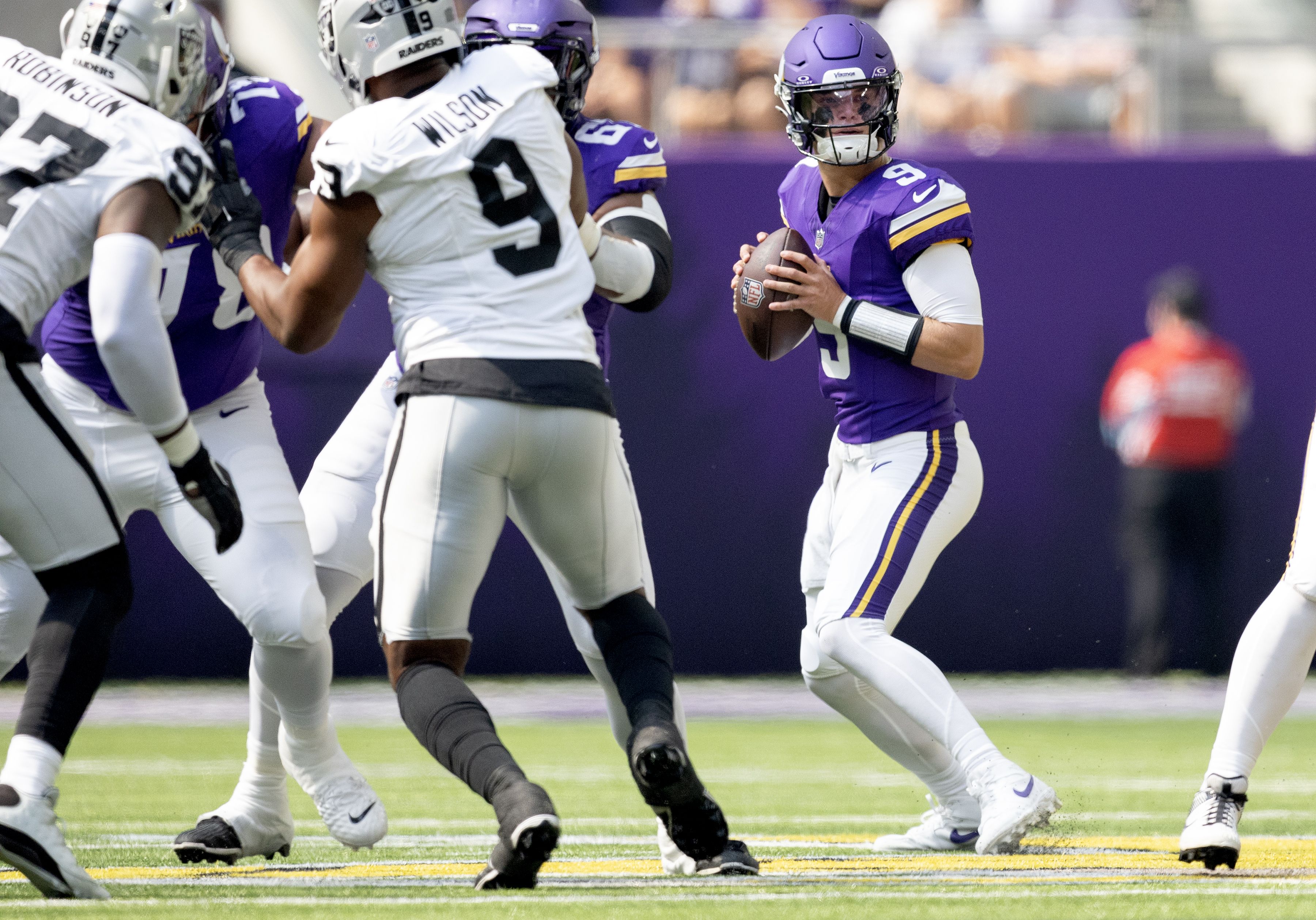 Vikings rookie quarterback J.J. McCarthy will miss 2024 season after knee surgery