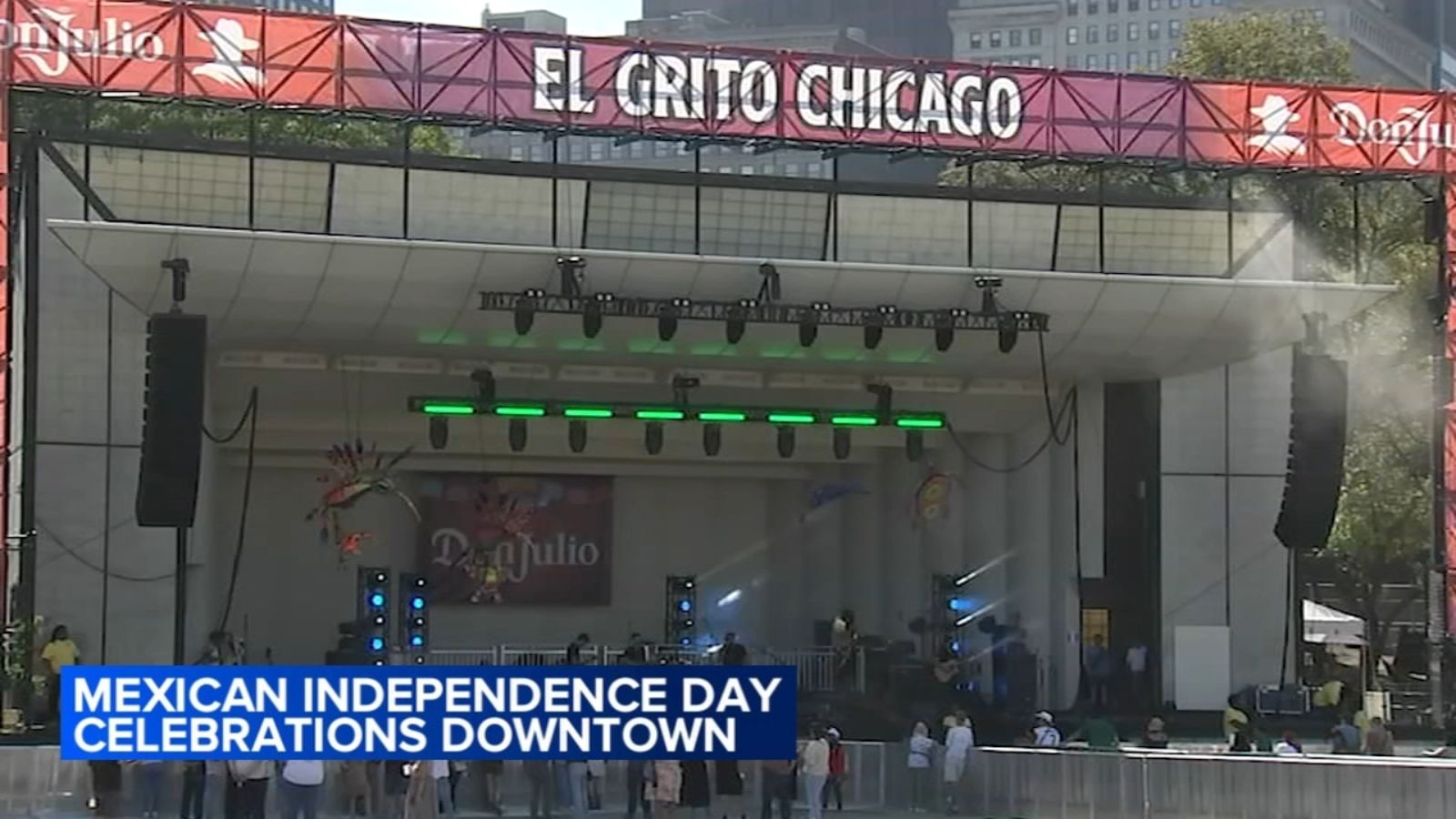 Chicago plow trucks on standby to block roads during Mexican Independence Day 2024 celebrations