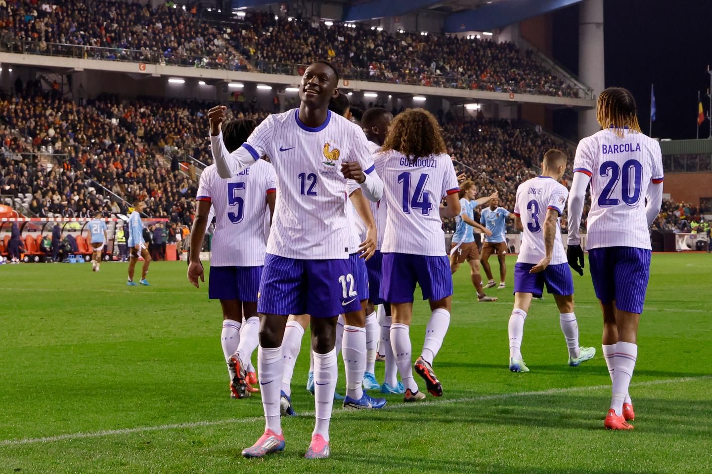 Belgique-France : malheureux avec le PSG, Randal Kolo Muani continue de sourire avec les Bleus grâce à son doublé