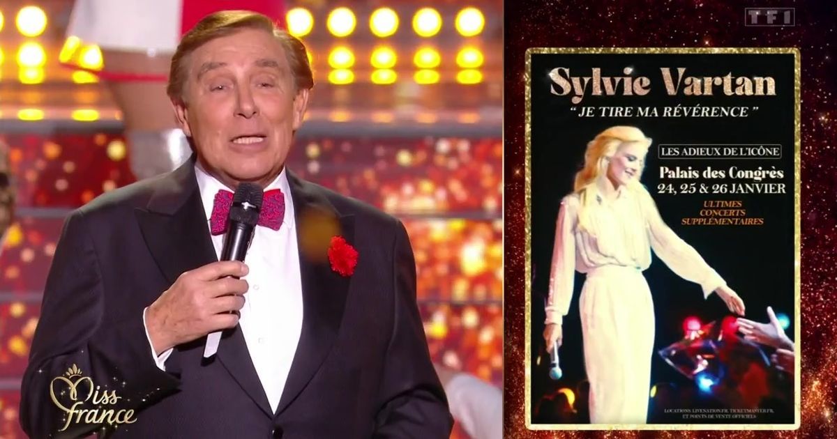 "Non !" : Jean-Pierre Foucault gaffe avec Sylvie Vartan à Miss France 2025, la présidente du jury obligée de le reprendre