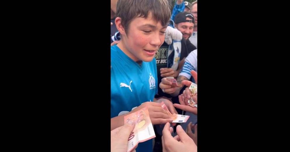 La belle histoire : les fans de l'OM créent une cagnotte après le vol du téléphone d'un garçon