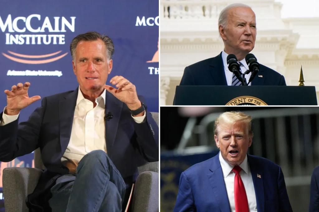 Romney knocks Biden for 'enormous error' in not pardoning Trump