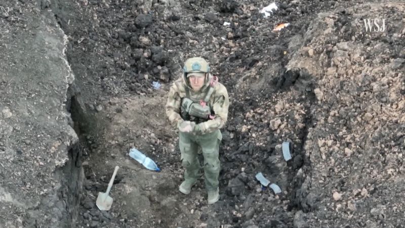 Russian soldier surrendered to Ukrainian drone on Bakhmut battlefield, report says