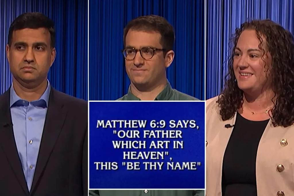 'Jeopardy!' contestants fail to answer Bible clue about 'Our Father'