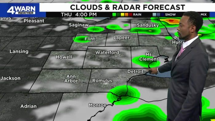 Drought relief: Tracking showers Thursday, this weekend in Metro Detroit