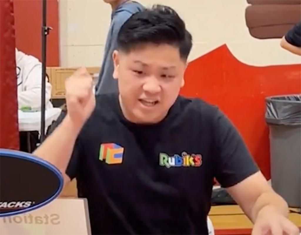 Max Park solves Rubik's Cube in 3 seconds, setting new world record