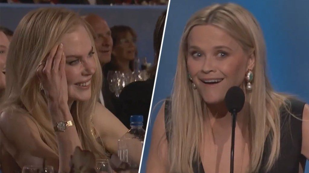 Reese Witherspoon Impersonates Nicole Kidman At AFI Life Achievement