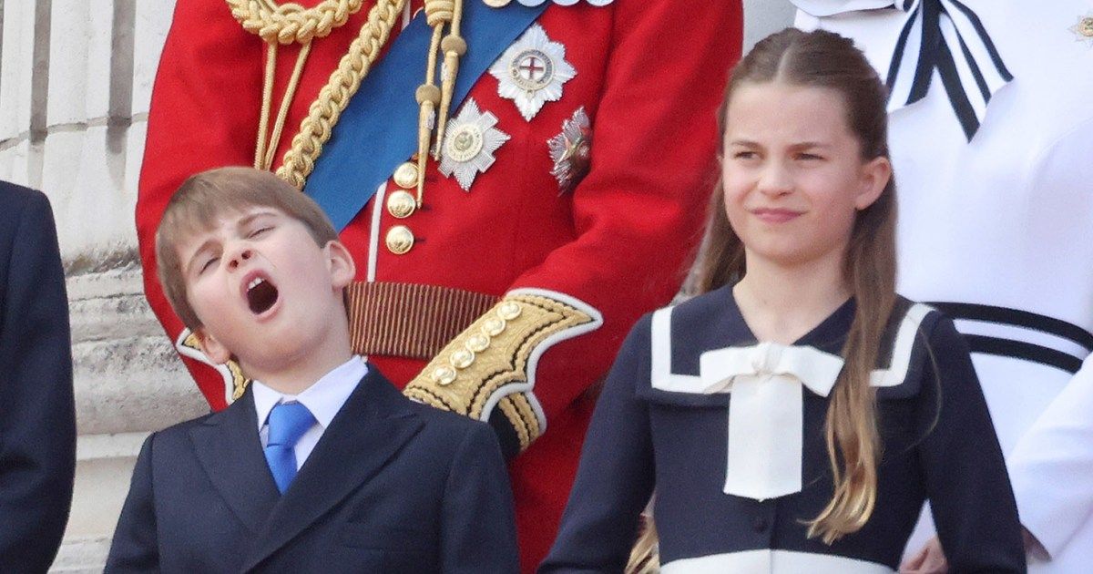 Princes Louis and George, Princess Charlotte Attend Trooping the Colour 2024