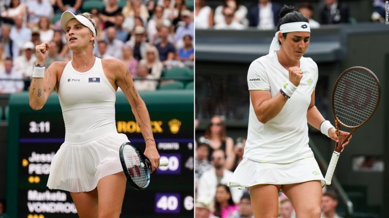 Wimbledon women’s final: Markéta Vondroušová and Ons Jabeur battle for their maiden grand slam