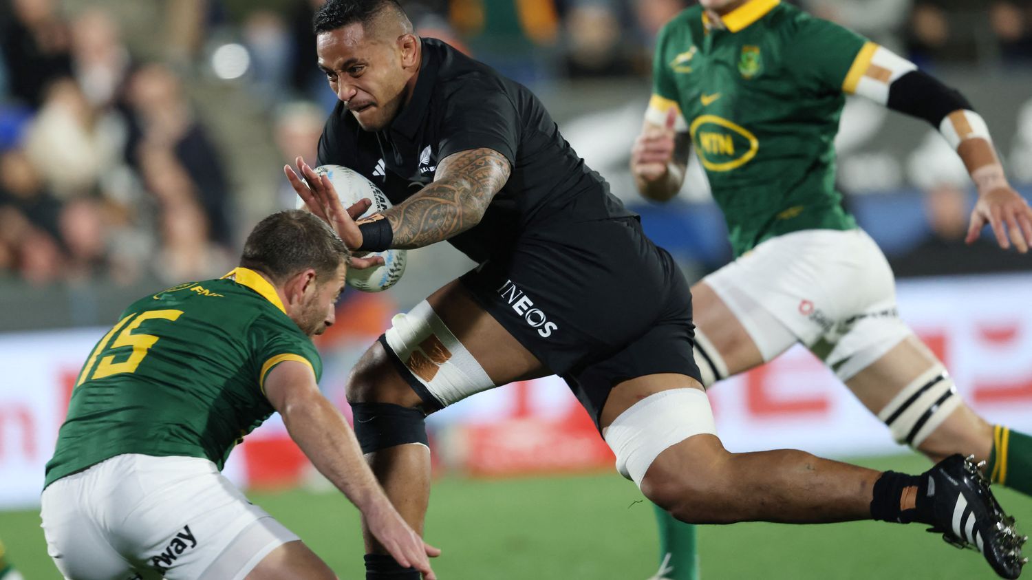 Rugby : à moins de deux mois des retrouvailles face au XV de France à la Coupe du monde, les All Blacks en démonstration face aux Springboks