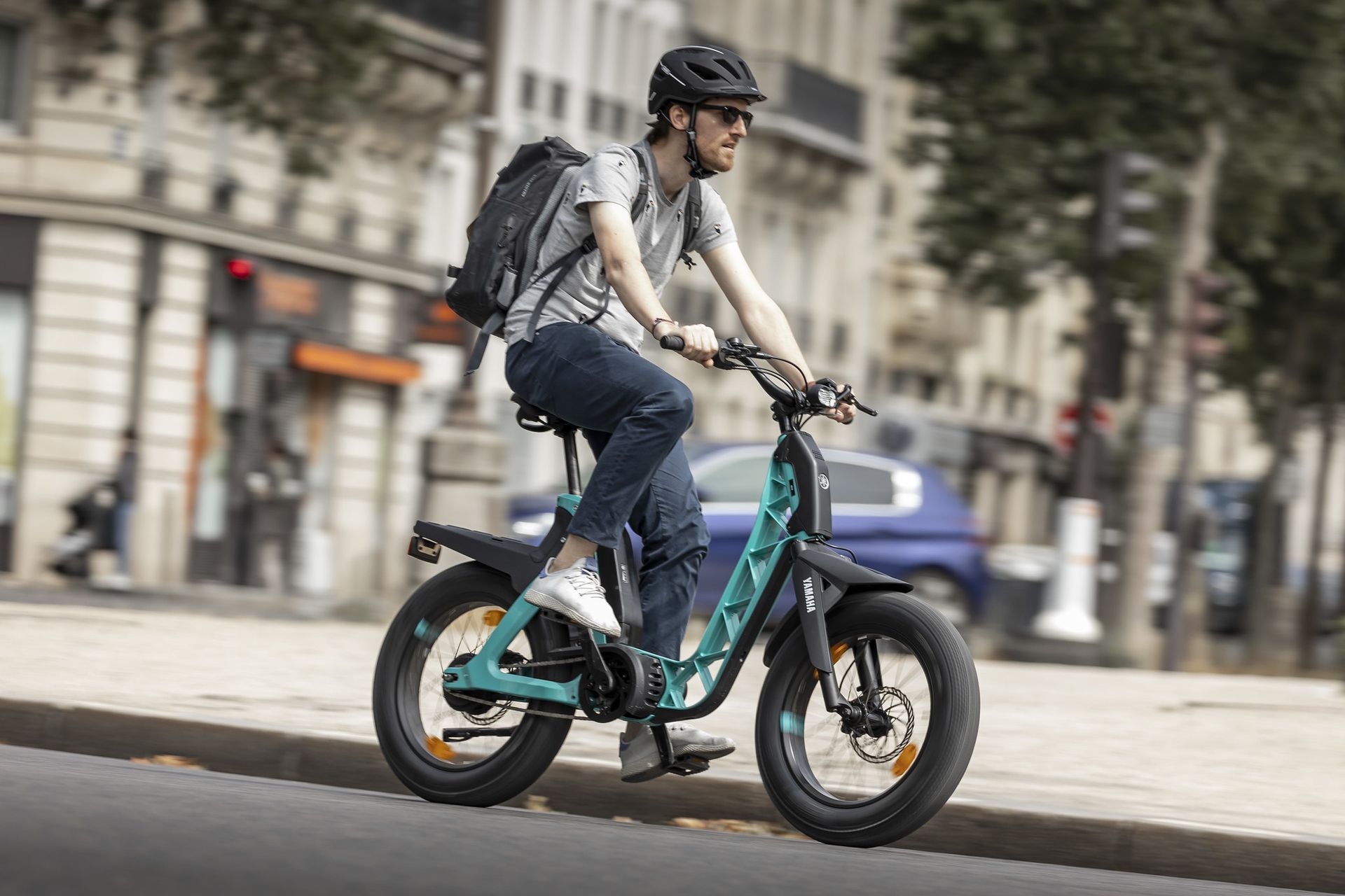 On a roulé avec le Yamaha Booster, cet étonnant vélo électrique aux allures de scooter