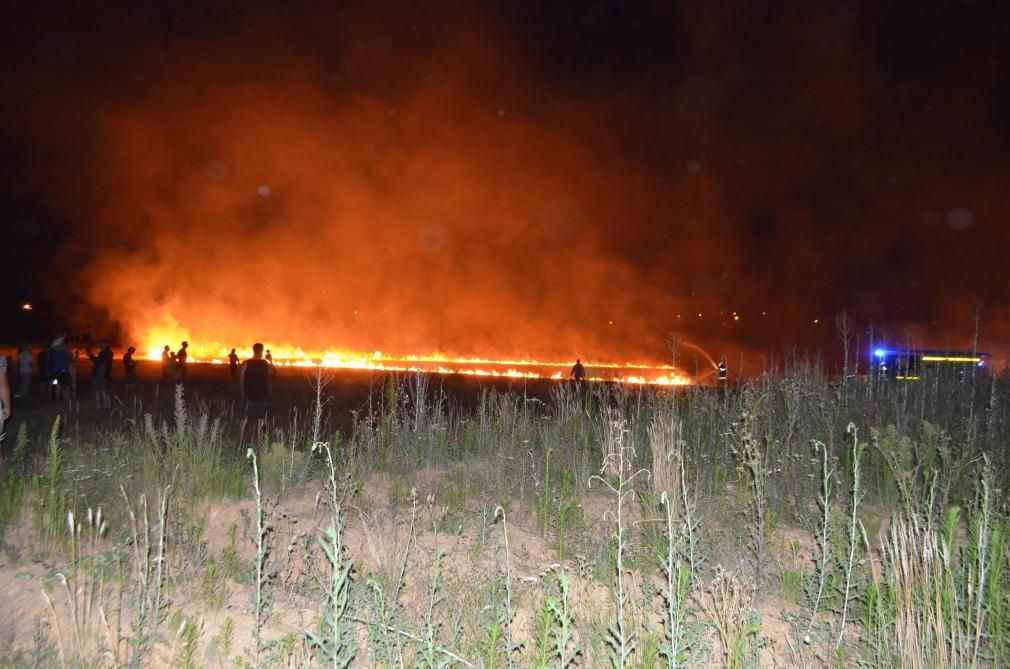 À Muizon, le feu d’artifice provoque un incendie