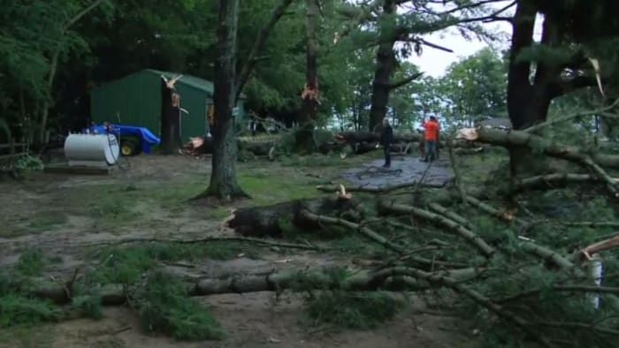 ‘Absolute chaos’: Possible tornadoes touch down in Lexington Township