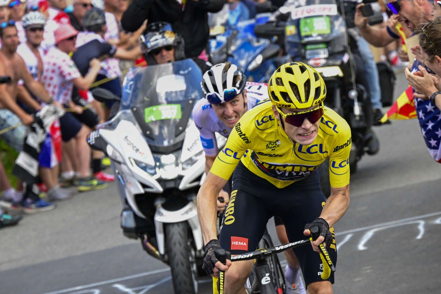 Tour de France 2023 : la chasse aux secondes entre Jonas Vingegaard et Tadej Pogacar profite à Carlos Rodriguez