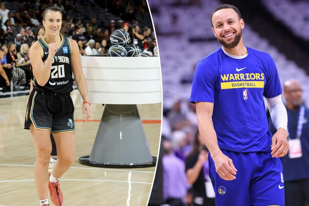 Liberty's Sabrina Ionescu draws Stephen Curry reaction after historic WNBA 3-point contest