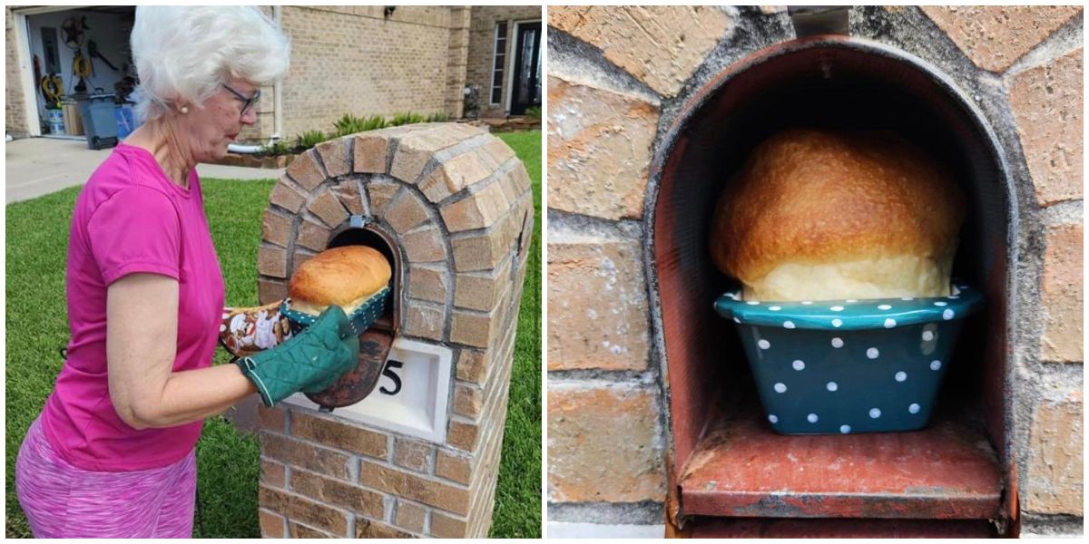 Photo of Houston woman baking bread in mailbox is half-true