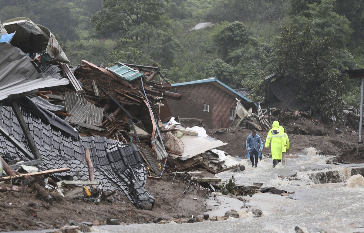 Corée du Sud : Pas moins de 22 morts et 14 disparus dans des inondations diluviennes