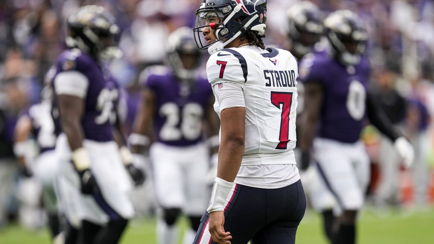 Texans list C.J. Stroud as questionable vs. Colts with right shoulder injury