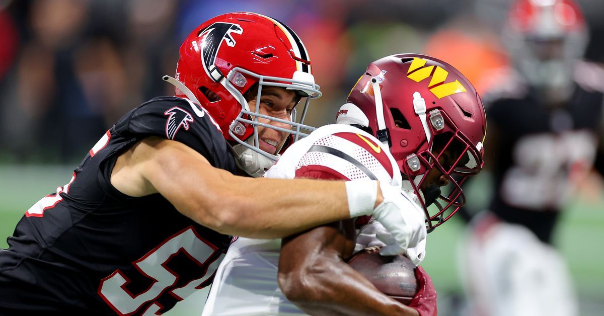 Falcons vs. Commanders instant recap: Red helmets and red faces in a bad home loss