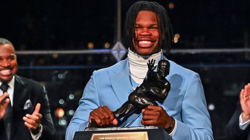 Travis Hunter, Colorado’s dynamic two-way star, wins the coveted 2024 Heisman Trophy