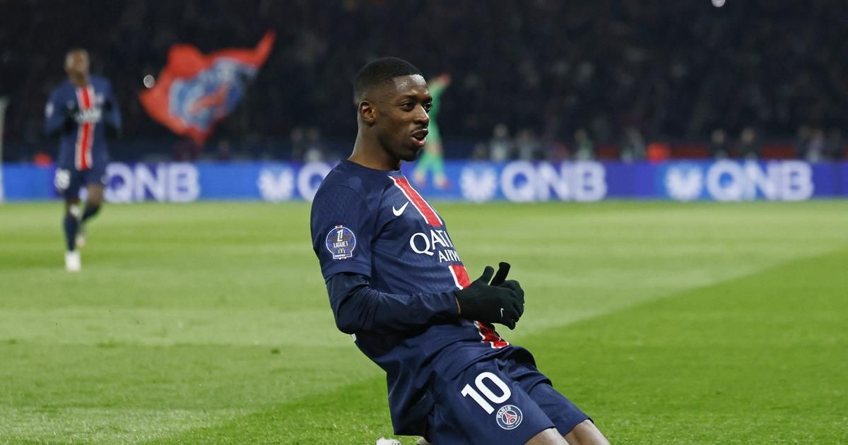 PSG-OM : le but de l’ouverture du score d’Ousmane Dembélé en vidéo