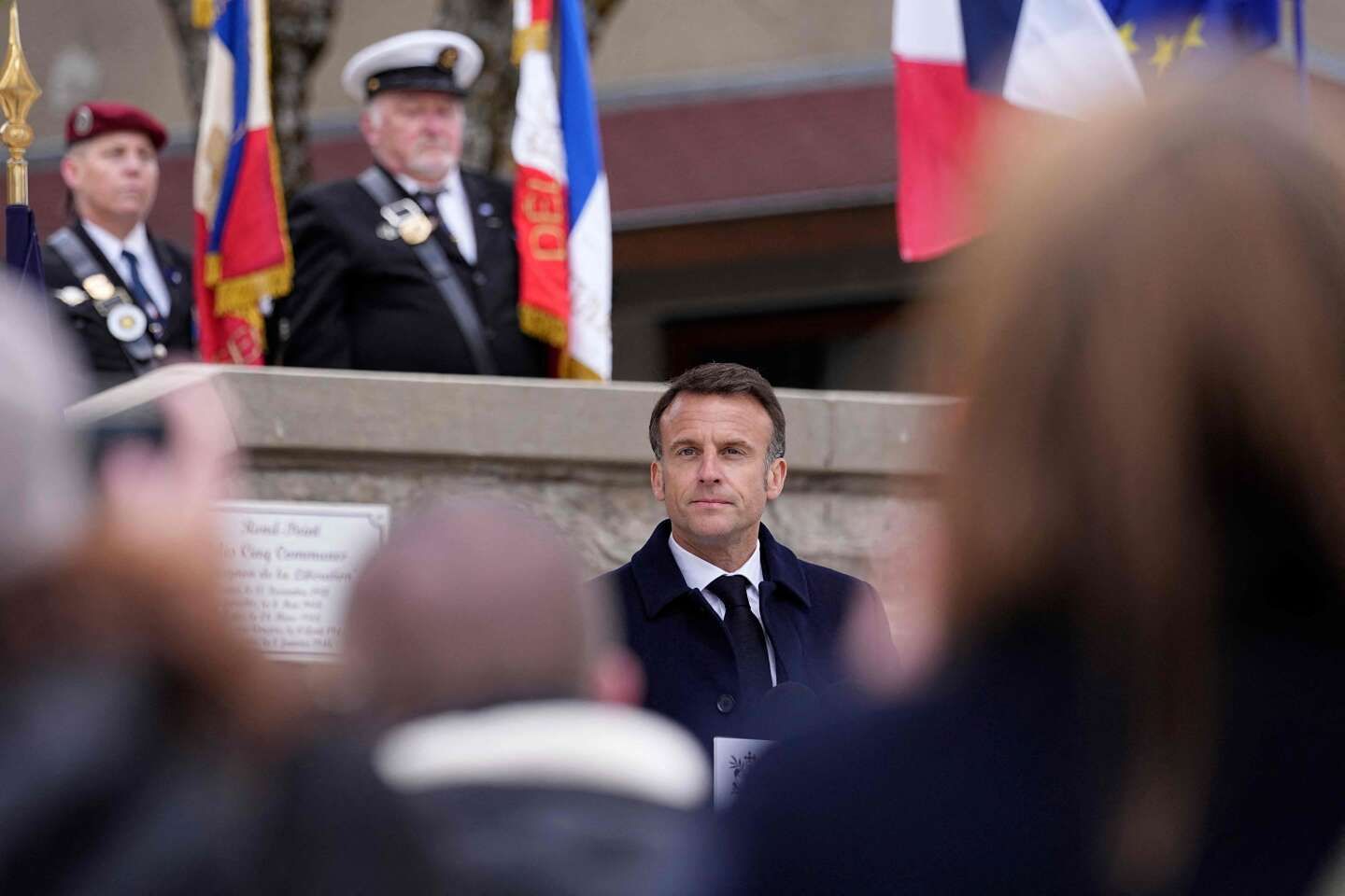 Emmanuel Macron rend hommage au maquis du Vercors et rappelle ce " temps où des Français n’aimaient pas la France "