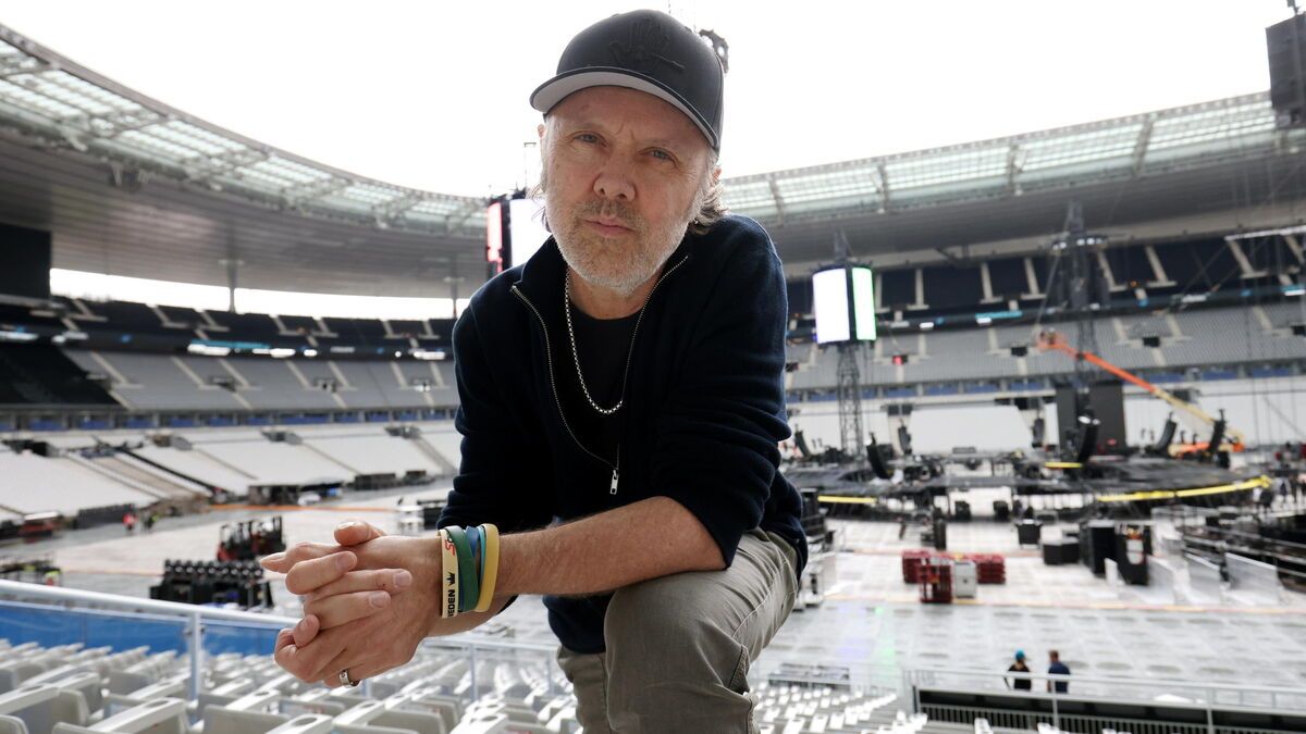 Lars Ulrich, batteur de Metallica, en concert au Stade de France : " Je viens la nuit répéter ici "