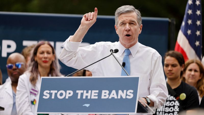 North Carolina Senate votes to override Gov. Roy Cooper's abortion ban veto