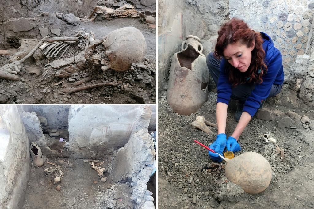 Archaeologists unearth well-preserved remains tied to infamous Pompeii quake