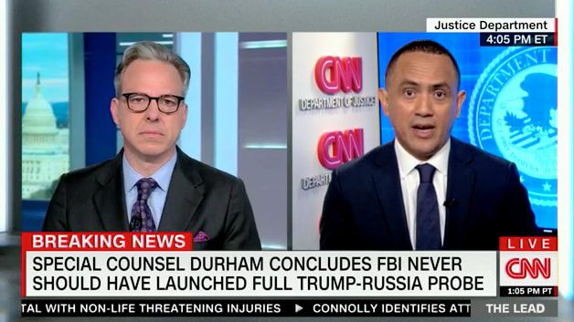 Tapper Claims Durham Report ‘Devastating’ Despite Own Reporter’s Analysis