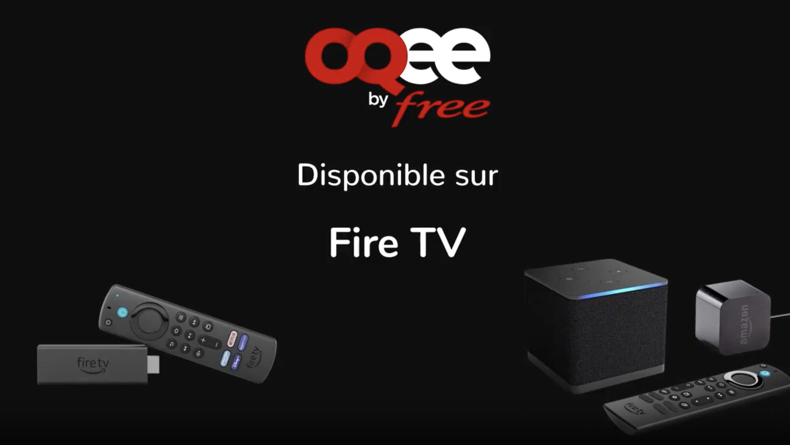 tous les abonnés Freebox peuvent désormais accéder à OQee by Free sur Fire TV d'Amazon