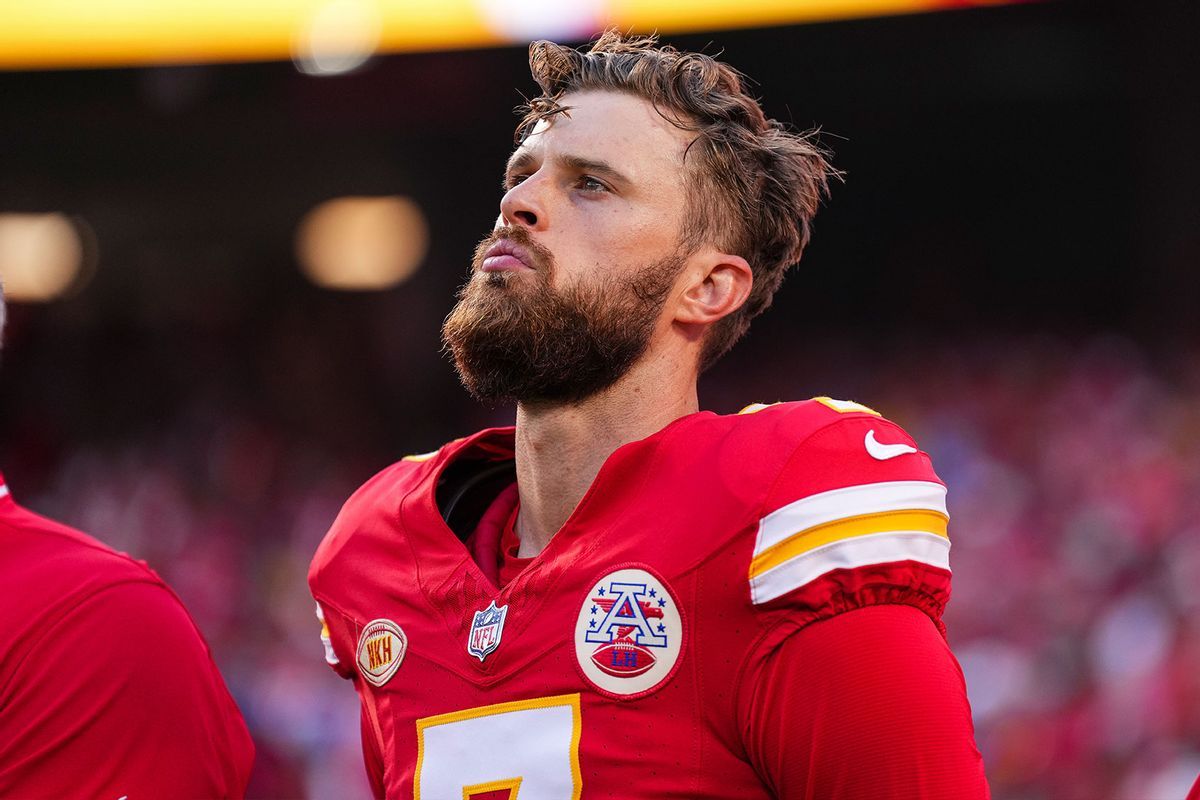 Harrison Butker trolled with "Sims"-style animated version of himself as a homemaker