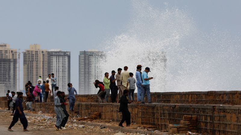 Cyclone Biparjoy makes landfall, bringing heavy rainfall to India and Pakistan