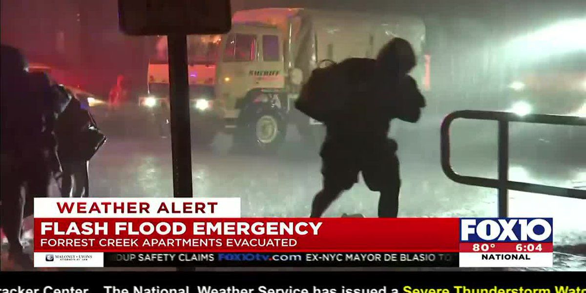 Major flash flooding Emergency in Pensacola