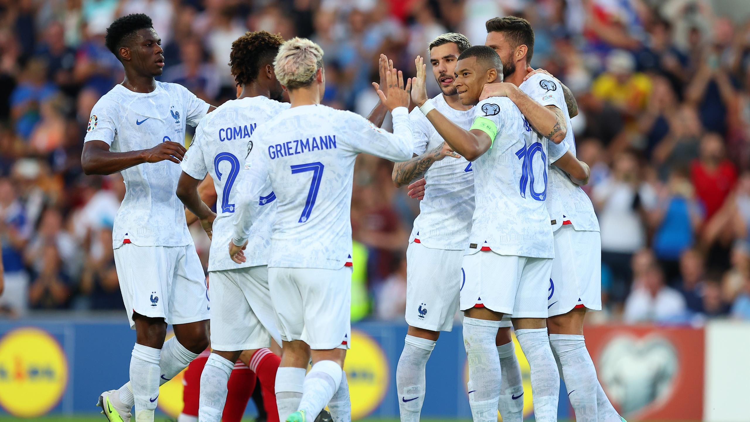 Des Bleus sans relief s'imposent devant Gibraltar (0-3), Olivier Giroud et Kylian Mbappé buteurs