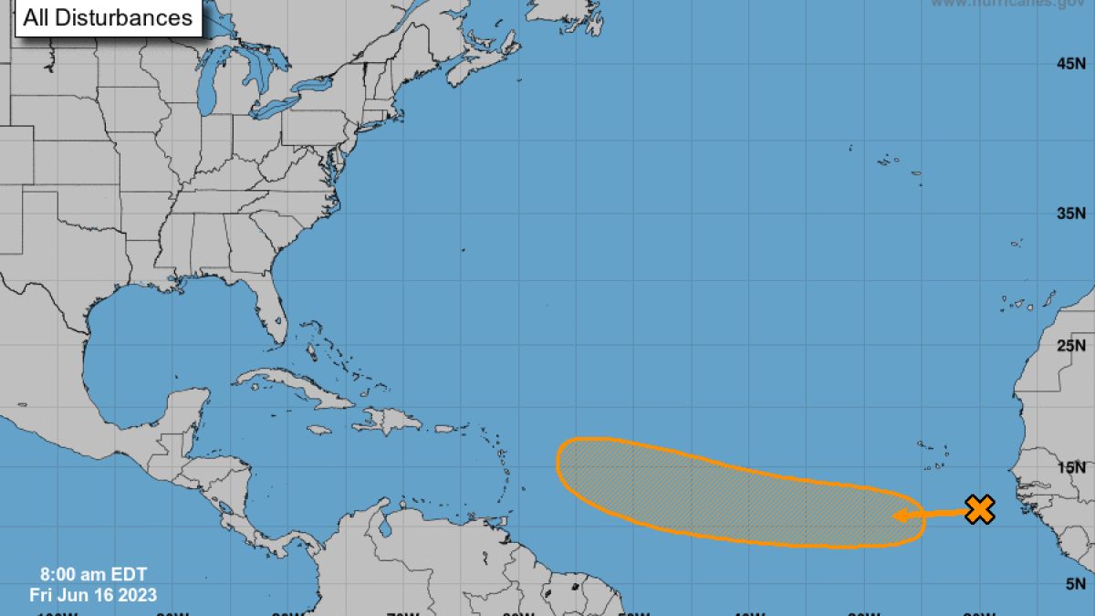 Disturbance in the Atlantic: Favorable conditions for tropical wave to develop